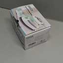 BEAUTURAL Mini Travel Steam Iron for Clothes with Dual Voltage, Temperature Control, Non-Stick Soleplate and Cord Storage, Ideal for Sewing, Quilting and Handcraft (White)