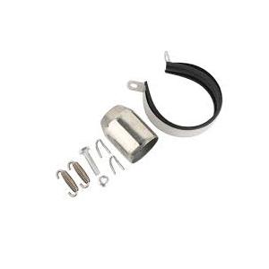 38mm-51mm Motorcycle Exhaust Tips 1.5-2" Motorcycle Muffer Grom Exhaust for Kawasaki Z650 ZX6R Honda CBR 500 300R Yamaha FZ1 250 300 Moto Dirt Bike Silencer Kit