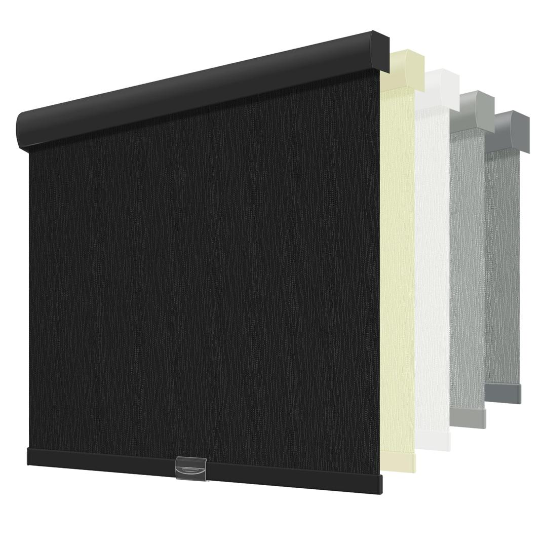 ChrisDowa Blackout Window Shades, Cordless Roller Blinds for Indoor Windows