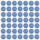 Blue Hydrangea Artificial Flowers Bulk, 60 Pcs Faux Hydrangea Flowers Heads, Artificial Fake Silk Hydrangea Flowers with Stems, Blue Flowers Artificial for Decoration Wedding Decor
