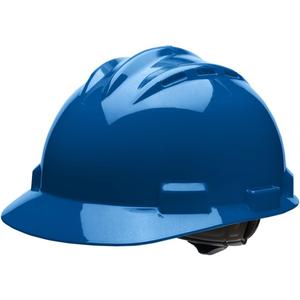 Bullard 62KBR Standard Series Vented Cap Style Hard Hat, 4 Point Ratchet Suspension, Cotton Brow Pad, Kentucky Blue, One Size