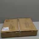 TEAKMAMA 6-Tier Blanket Ladder for Living Room and Bedroom,5.4 Ft Wall Leaning Quilt Rack with Hooks, Rustic Decorative Farmhouse Blanket Storage, Ladder Holder, Christmas Decorations, Rustic Brown