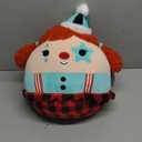 Squishmallows Original 12-Inch Eurydice Clown with Teal Star Eye Patch - Official Jazwares Plush