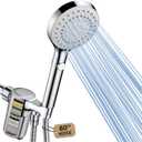 FASDUNT Shower Head with Handheld, Filtered Shower Head with 80" Extra Long Hose, 20-Stage Filter for Softening Hard Water to Improve Hair and Skin Problems