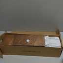 Forbena Walnut Brown Nursery Bookshelf Wall Mounted, Wooden Floating Book Shelves for Wall, Nursery Hanging Bookshelves for Baby Toddlers Kids Room Bedroom (Pine Wood, Walnut Color, 4-Pack) (16.5 Inch)