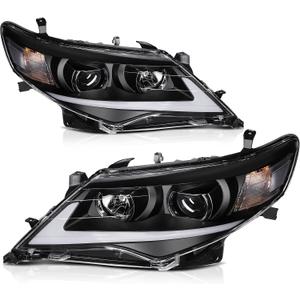Headlight Assembly Compatible with for Toyota Camry 2012-2014 Bulbs Not Included 8115006800 8111006470