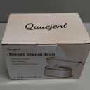 Travel Steamer Iron for Clothes Mini - Portable Ironing Machine Travel Small Size Portable Steamer Travel College Dorm Home Essentials (White)