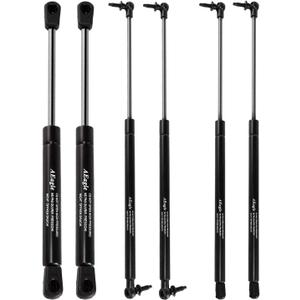 AEagle 2 Window + 2 Hatch + 2 Hood Lift Supports Struts for 99-04 Grand Cherokee, Gas Spring Shocks