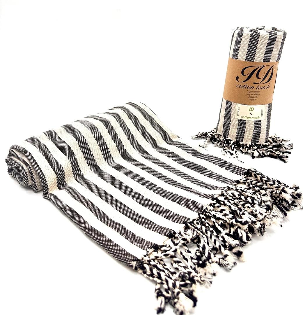 2in1 Beach Towel & Backpack – Made from Premium Turkish Cotton! Bathroom Towels Adult Travel Essentials Cruise Accessories Vacation Yoga Mat Soft Feel High Absorbent Sand Free Quick Dry