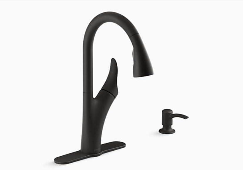kohler Touchless Pull-Down Kitchen Faucet with Soap Dispenser
