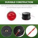 49-16-2714 Easy Load Trimmer Head Replacement for Milwau-kee M-18 String Trimmers & 49-16-2713 Trimmer Line for Milwau-kee Trimmer 2725-20 Weed Eater String -red 0.095-250ft