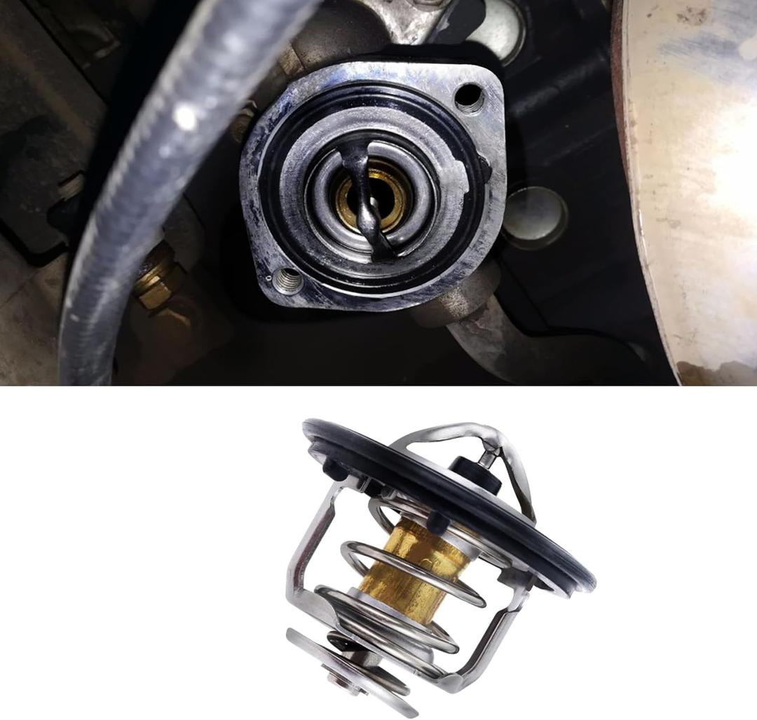 Car Thermostat, High Performance Thermostat, Automotive Replacement Engine Thermostats, Auto Engine Coolant Thermostat Compatible with Honda Civic CRV CRZ, Replaces #19301-PAA-306, 19301-PLC-315