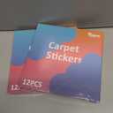 2 x [12 Pack] Rug Pad Gripper, Double Sided Non-Slip Rug Pads Rug Tape Stickers Washable Area Rug Pad Carpet Tape Corner Side Gripper for Hardwood Floors and Tile