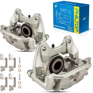 PHILTOP Rear Disc Brake Caliper Assembly Replacement For Chevrolet 2007-2009,2014-2018 Silverado 1500, GMC 2007-2009,2014-2018 Sierra 1500, 2010-2013 Silverado 1500, 18-B5030 18-B5031