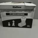 1.58 Gallon Automatic Dog Water Bowl Dispenser, Large Capacity Water Feeder for Cats and Dogs, BPA-Free, 1.58 Gallon Grey