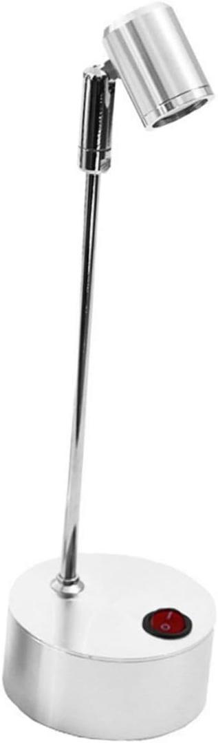 Vaguelly 1w Led Room Lighting Battery Operated Spotlight Wall Decor Lights Spotlights Indoor Art Lighting Easy Use Off, Silver 