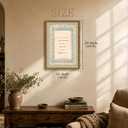 Framed Bible Verse Wall Art, Christian Psalm 61:2 Scripture Canvas Wall Decor Painting, Vintage Inspirational Religious Floral Artwork Print Picture for Bedroom Living Room Prayer Room 16x24 Inch