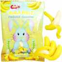 Sarah's Candy Factory Bunny Peelable Banana Gummy, Peeling Banana Candy, 1 Oz Bag (8 Pack) Single-Serve Snack Packs, Peelable Fun in Every 1 oz Bag BBD: 06/19/2026