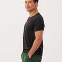 Real Essentials 5 Pack: Men's Mesh Short Sleeve V-Neck T-Shirt | Athletic Dry Fit V Neck Workout Shirt (L)