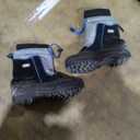 Totes Kids Snow Boots with Toggle Bungee Closure (10, Black/Blue/Grey)