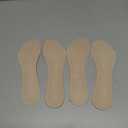 (2 Pairs) Pigskin Non-Slip High Heel Cushion Inserts Arch Support, Shock & Sweat Absorption, Adhesive Shoe Insoles for Dress Shoes Flats Boots Sandals Relief Blister Callus Pain, Fits Women 5-8 Size