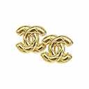 Gold Plated Rhombus Pattern Stud Earrings, Lightweight Fashion Earrings for Women