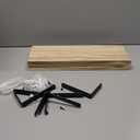 Floating Shelves, 3 Sets Wall Shelves, Wooden Floating Shelves for Wall Dcor, Wall Mounted Floating Bathroom Shelf for Storage, Floating Book Shelf for Bedroom, Living Room  Rustic Brown