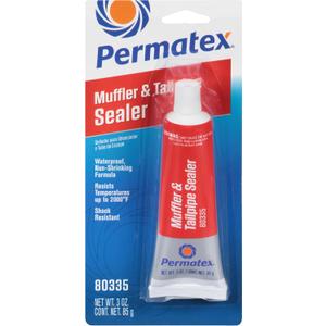 Permatex 80335 Muffler and Tailpipe Sealer, 3 oz., Plastic, 1 Count (Pack of 1)