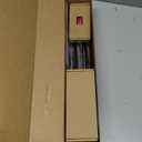 KAMANINA Curtain Rods for Windows 48 to 84 Inch, Antique Bronze Heavy Duty Curtain Rod Adjustable, 7/8 Inch Single Decorative Drapery Rod 32 to 86 Inch(2.6-7.1Ft), Netted Texture End