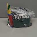 Balloon Pump 3-in-1 Electric Air Pump for All Balloons& Inflatables, Triple Inflating Ports for Latex 260q Foil Mylar Balloon Inflation, Quick-Fill Inflator Deflator for Pool Floats Air Beds (Green)