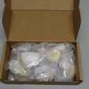 goldenwarm 10pcs Gold Cabinet Knobs for Dresser Drawers Kitchen Hardware Handles Brushed Brass Modern Round Knob,Zinc Alloy