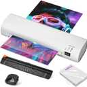 9 Inch Laminator Machine with Never Jam Technology, 40 Laminating Sheets, 4-in-1 A4 Thermal Laminator with Trimmer and Corner Rounder for Office, School, Business and Home Use -Titanium Gray
