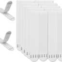 Gisde Large Picture Hanging Strips Heavy Duty, 16-Pairs(32 Strips) Sticky Picture Hangers for Walls No Damage Wall Picture Hangers Without Nails Refill Adhesive Poster Strips