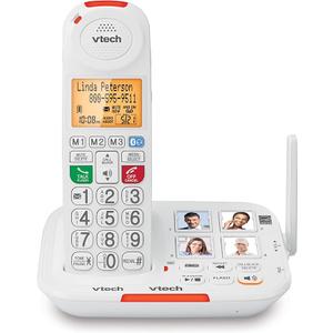 VTech Amplified Cordless Senior Phone with Answering Machine, Call Blocking, 90dB Ringer, Audio Assist, Big Buttons