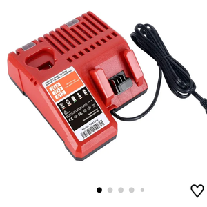 Replacement Rapid Charger for Milwaukee 12V & 18V Batteries, 12V/18V Lithium-Ion - Compatible with 48-59-1812