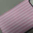 Jusy Compatible with MagSafe Striped Case for iPhone 17 Pro, Cute Aesthetic Striped Magnetic Phone Case, Soft TPU and Hard PC Protective Phone Cover for Women GirlsMatte - Dark Pink