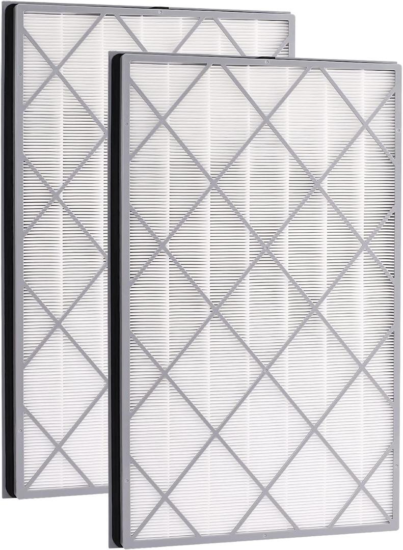 HE601 Replacement Filter For Shark Air Purifier 6 Fan HE601 & HE602Compatible With Shark HE601 Air Purifier Filter Replacement, Pack of 2 H13 True HEPA Filter Part # HE6FKPET HE6FKPRO HE6FKBAS HE601 Replacement Filter For Shark Air Purifier 6 Fan HE601 & HE602Compatible With Shark HE601 Air Purifier Filter Replacement, Pack of 2 H13 True HEPA Filter Part # HE6FKPET HE6FKPRO HE6FKBAS
