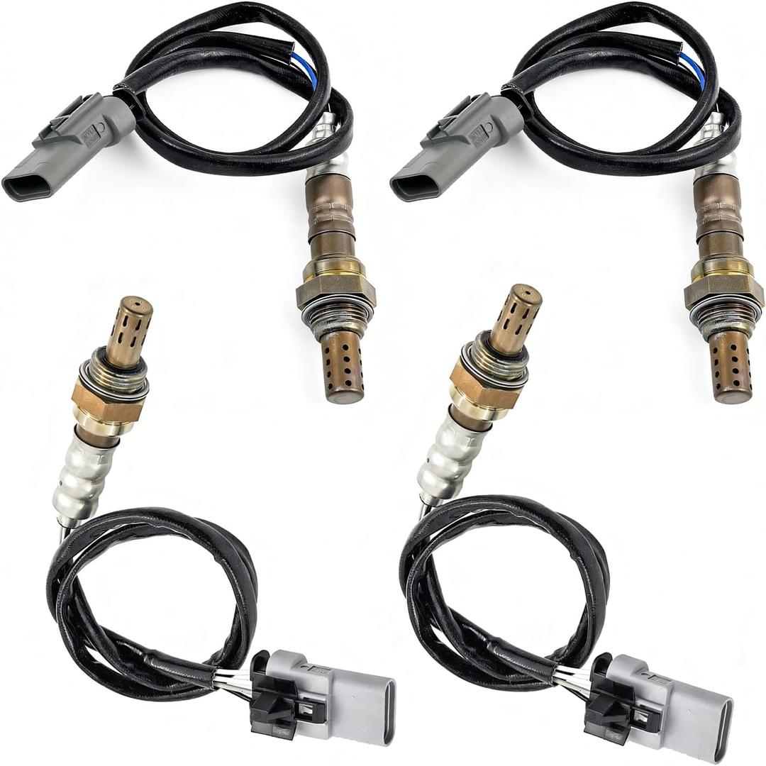 MOHANO 250-241133 234-4763 Upstream & Downstream 4pcs Oxygen O2 Sensor Compatible with Cadillac Escalade, Fits for Chevy Express Cheyenne Silverado 1500/2500, GMC Savana 2500/3500 GMC Sierra 1500