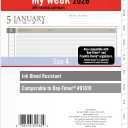 AT-A-GLANCE 2026 Planner Refill, Weekly & Monthly, 5.5" x 8.5", Desk Size 4, Loose-Leaf (481-285Y-26)