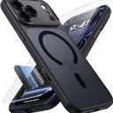 JUESHITUO Magnetic for iPhone 17 Pro Max Case: Upgraded [Full Camera Protection], with [1X Screen Protector] [Camera Button], 6.9" Case for iPhone 17 Pro Max, Black