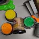 Play-Doh Teenage Mutant Ninja Turtles Slice & Blast Pizza Playset, Bendy 4 Inch Mikey Action Figure, Kids Arts & Crafts, TMNT Toys for Boys & Girls 4+