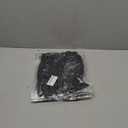 4 x AURUZA Winter Gloves Men Women, Zipper Cycling Gloves Touch Screen, Windproof Warm Gloves Cold Weather, Anti-Slip Sports Gloves for Cycling Driving Running Hiking Climbing Skiing Sports (X-Large, Black)