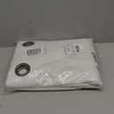 NICETOWN Natural 100% Blackout Linen Curtains 84 inch Long Burg for Living Room, 2 Panels, 52" Wide, Farmhouse Thick Completely Blackout Window Treatment Thermal Insulated Warm Drapes for Winter