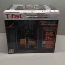 T-fal Infrared Air Fryer, 2x Faster Than Traditional Heating*, Large Air Fryer Toaster Oven Combo, 6 Qt Digital Touch Screen, 7-in-1 Cooking Functions, No-Shake Technology, 1550W, Black