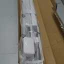 1" Cordless Mini Blinds 26" W x 64" H, White Vinyl Blinds, Horizontal Light Filtering Blinds, Window Blinds for Indoor Windows, Office, Kitchen, Bathroom and Living Room.