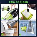 New Version Car Vacuum, Portable Car Vacuum Cleaner with Powerful Suction, DC 12V Power 16.4Ft Cord Wired Vacuum Cleaner, Essential Accessories for Men/Women