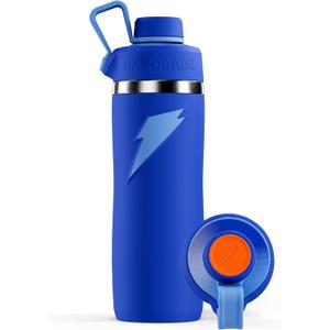 Gatorade 'Overtime' 32oz Stainless Steel Water Bottle, Twist Cap, Royal Blue