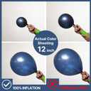 PartyWoo Navy Blue Balloons 140pcs Different Sizes of 18 12 10 5 Inch Dark Blue Balloon Arch Kit Garland for Graduation Wedding Sports Theme Boy Baby Shower Men Birthday Party Decorations Blue-Y72