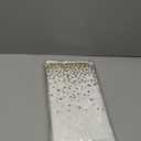 Pack of 120 Gold Foil Guest Napkins White and Golden Polka Dots Disposable Hand Towels Metallic Dinner Paper Napkins for Wedding Baby Bridal Shower Bathroom Party Supplies