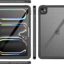 Sahara - Oasis Series Waterproof Case for iPad Pro 11" (M4 2024/M5 2025), Clear/Black